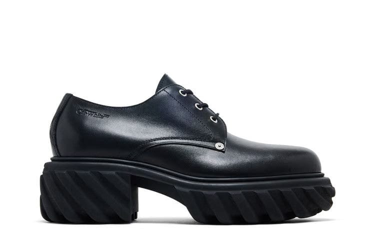 Off-White Exploration Almond Toe Derby Black