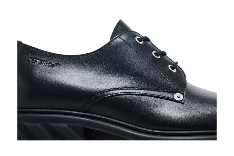 Off-White Exploration Almond Toe Derby Black