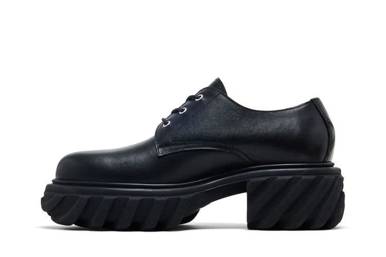 Off-White Exploration Almond Toe Derby Black