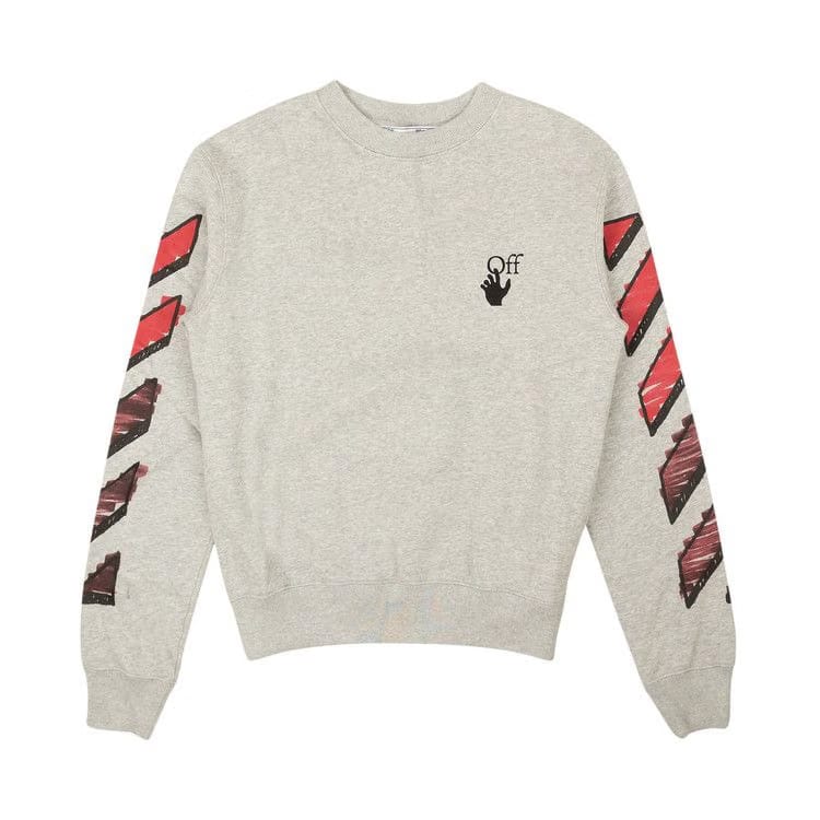 Off-White Marker Arrows Crewneck Grey
