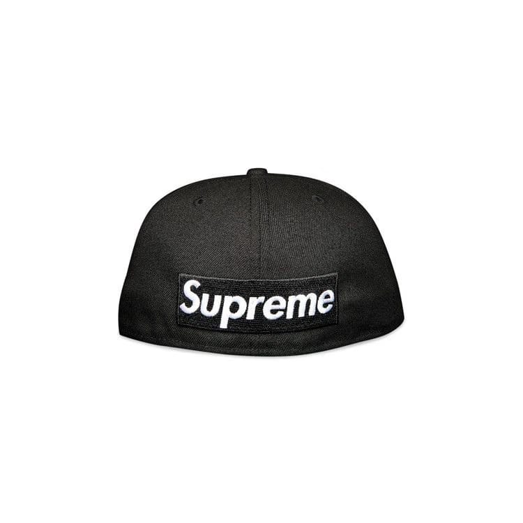 Supreme x New Era Reverse Box Logo Hat Black
