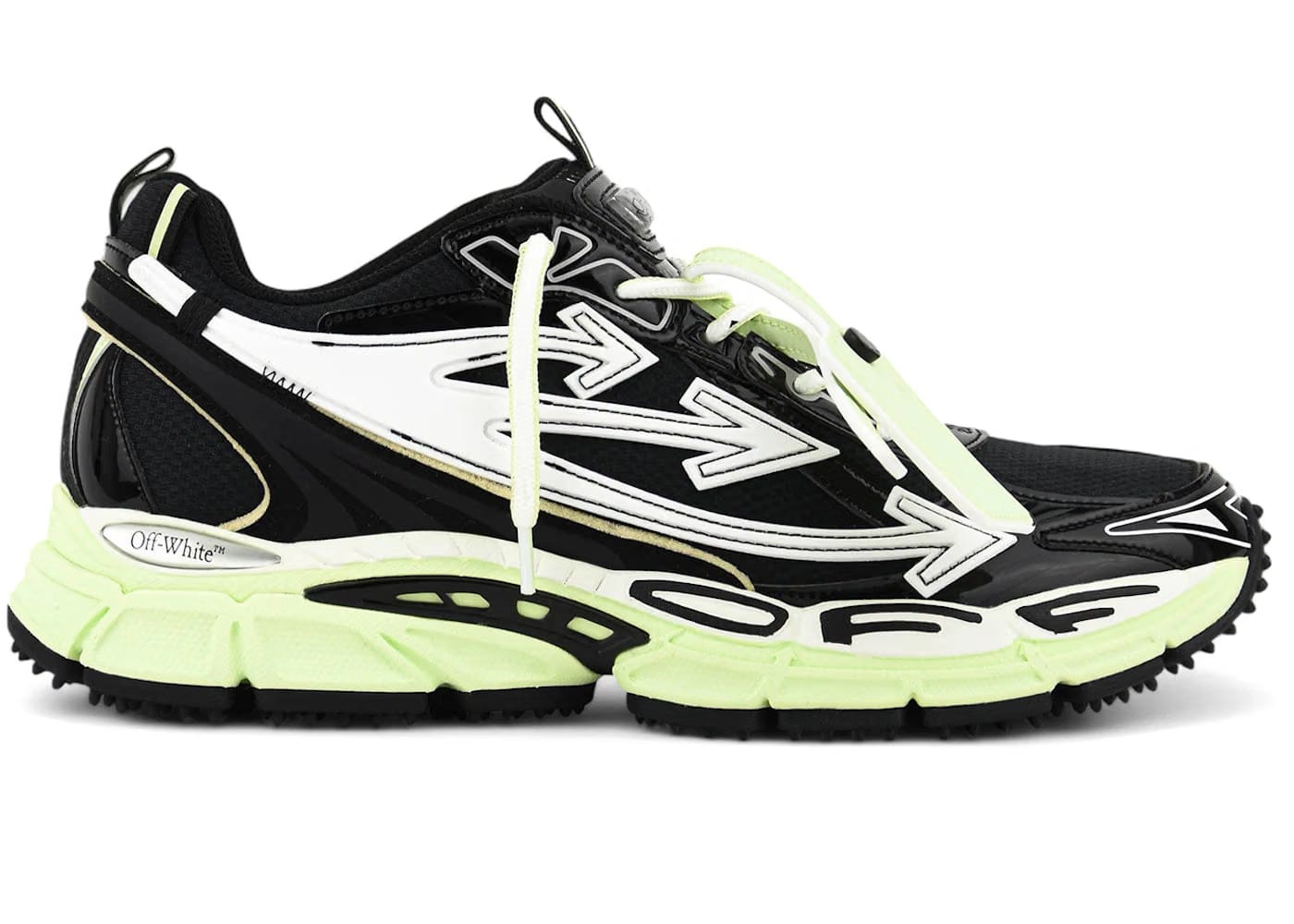 Off-White Be Right Back Black Lime