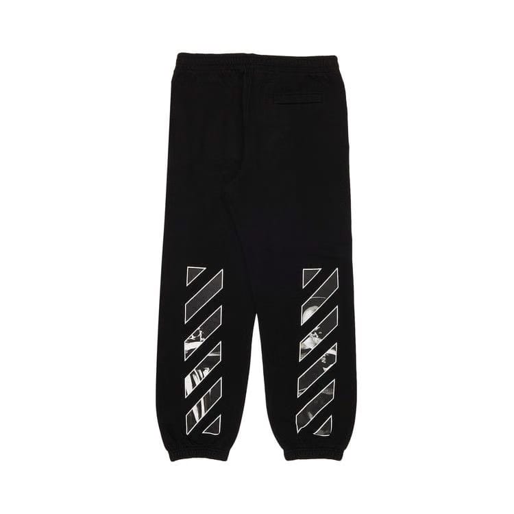 Off-White Caravag Diag Slim Sweatpant Black/White