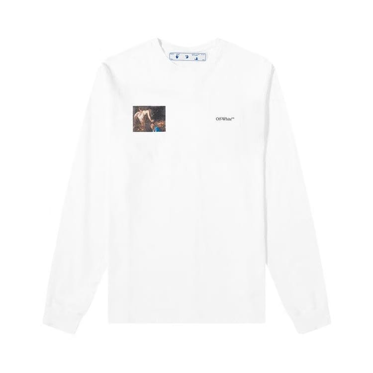 Off-White Caravaggio Angel Long-Sleeve T-Shirt White/Black