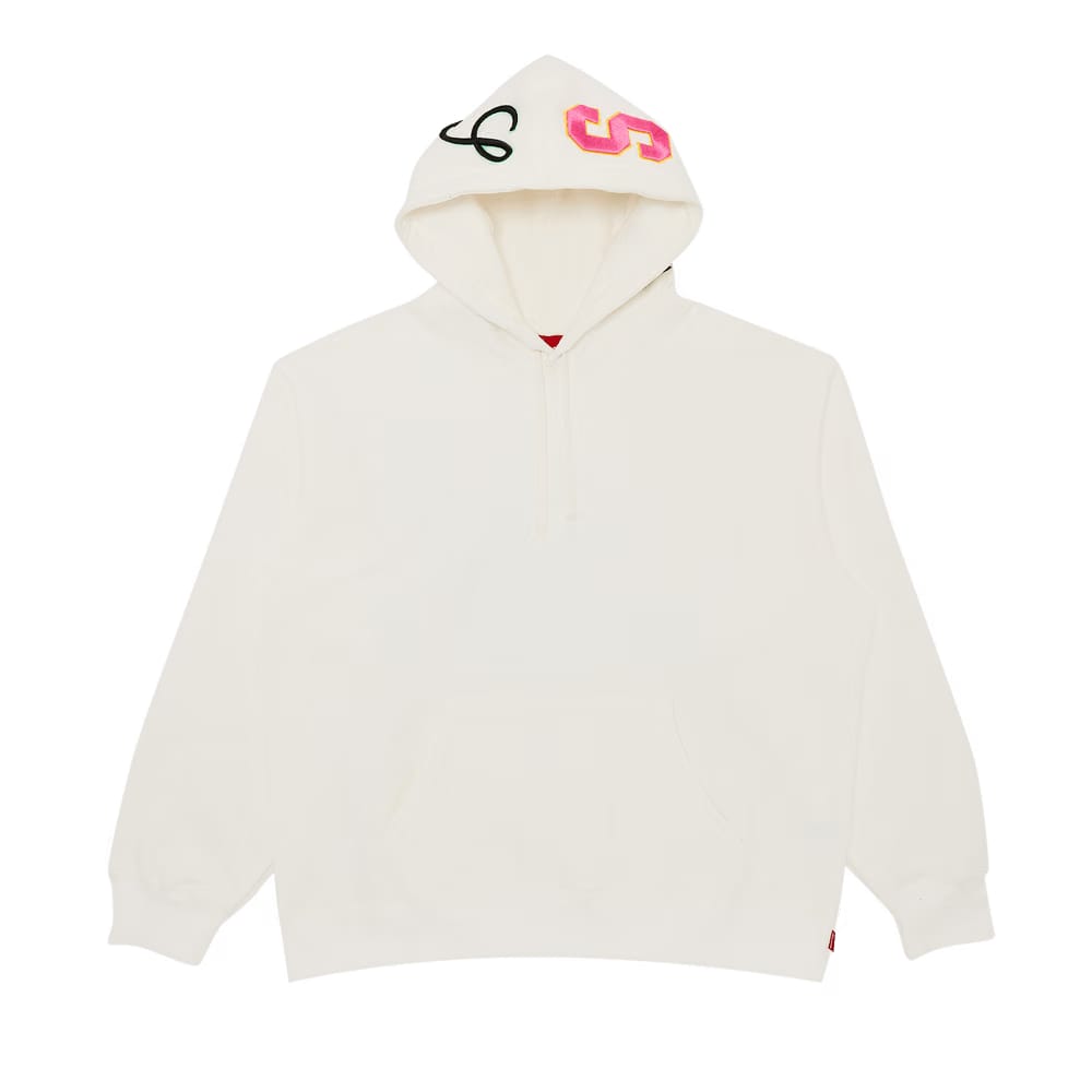 Supreme Multi S Logo Hoodie White