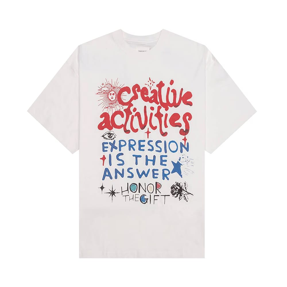 Honor The Gift Creative Activities T-Shirt Bone