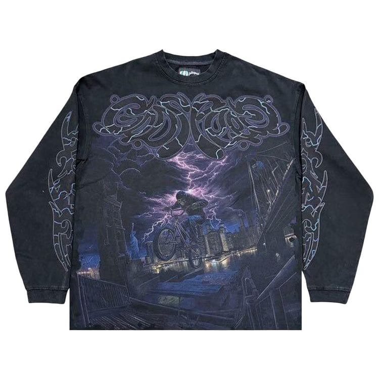 Godspeed B.M.X Long-Sleeve T-Shirt Black Wash