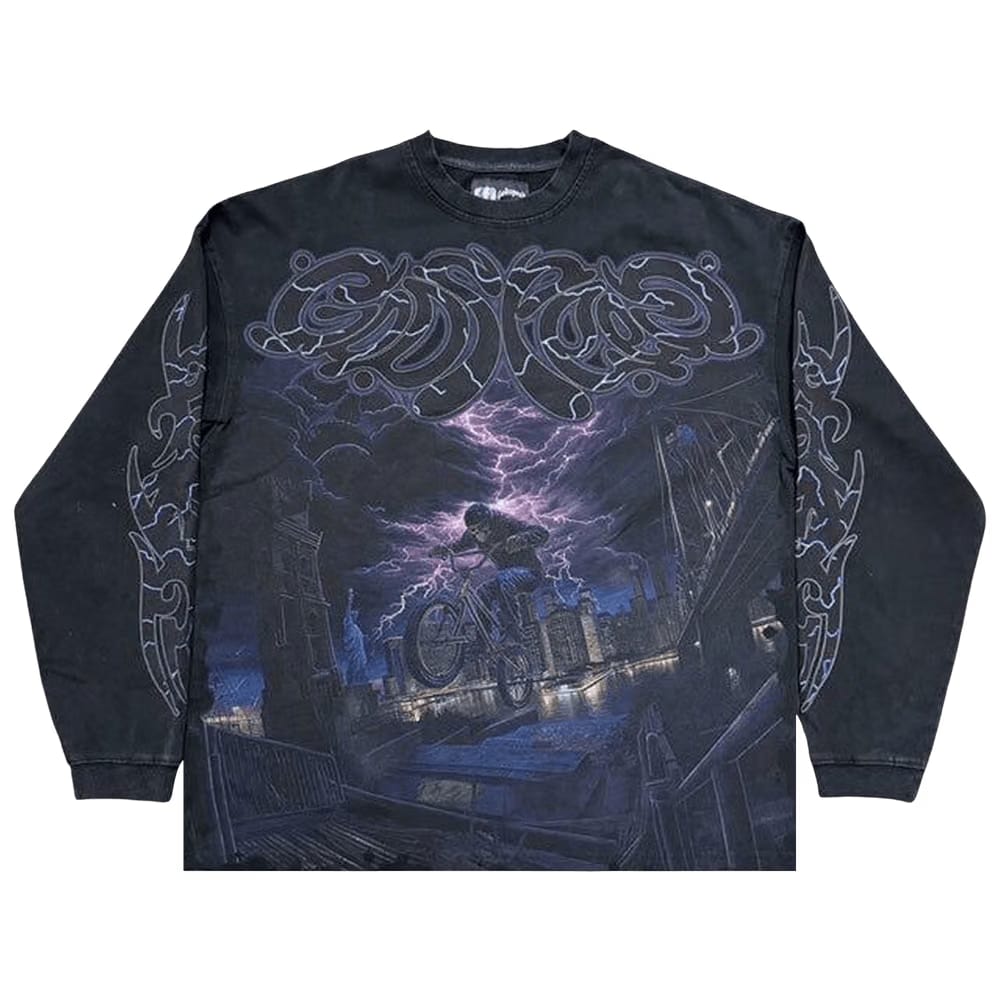 Godspeed B.M.X Long-Sleeve T-Shirt Black Wash