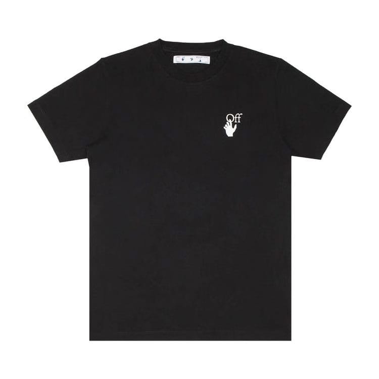 Off-White Agreement Short-Sleeve Slim Tee Black/White
