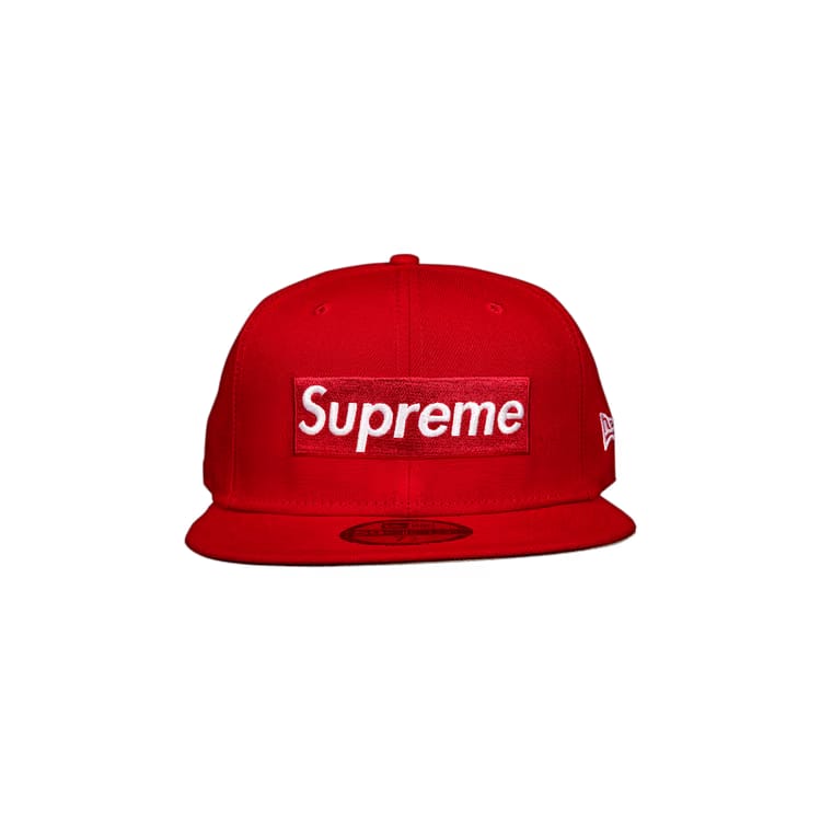 Supreme x New Era Champions Box Logo Hat Red
