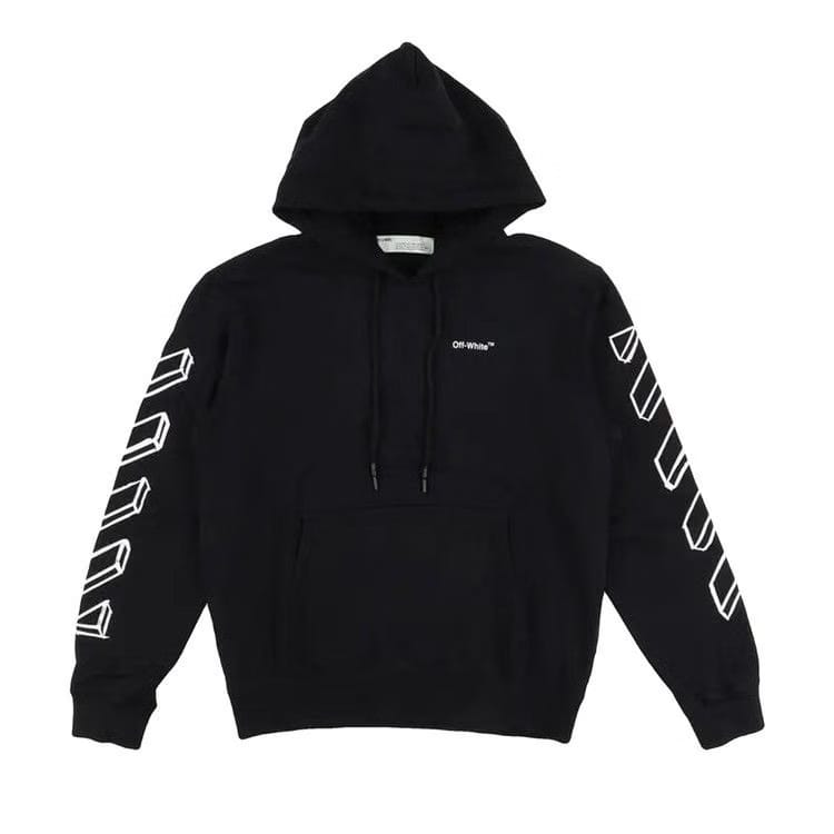 Off-White 3D Marker Arrows Hoodie Black