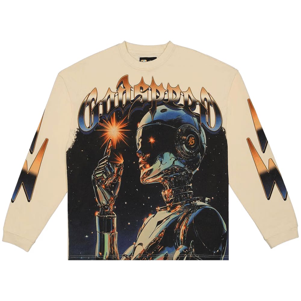 Godspeed Sputnik Long-Sleeve T-Shirt Bone