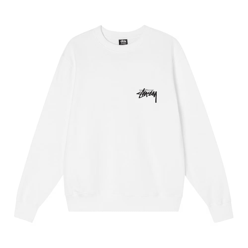 Stussy Young Moderns Crew White
