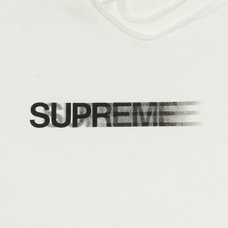 Supreme Motion Logo Hoodie White