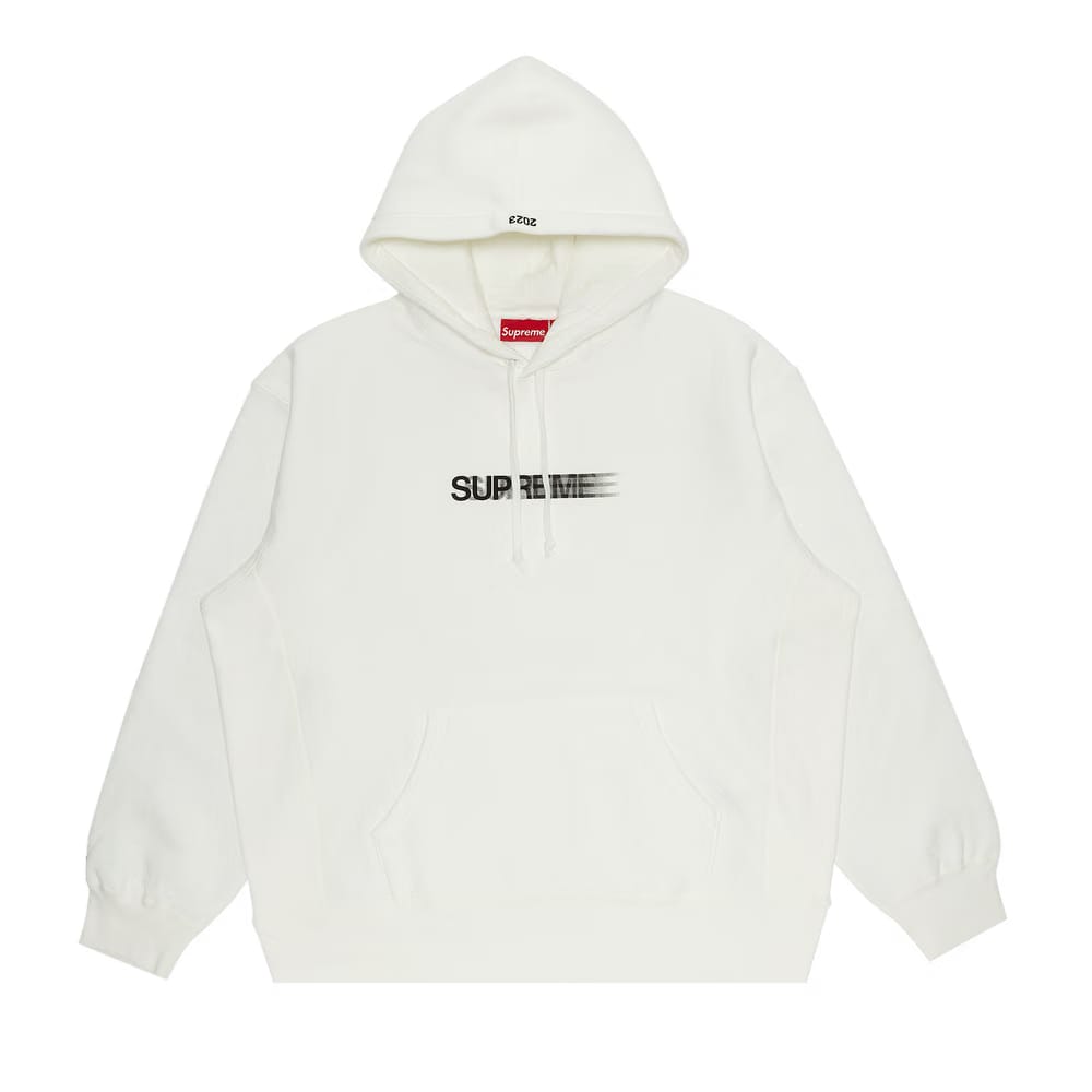 Supreme Motion Logo Hoodie White
