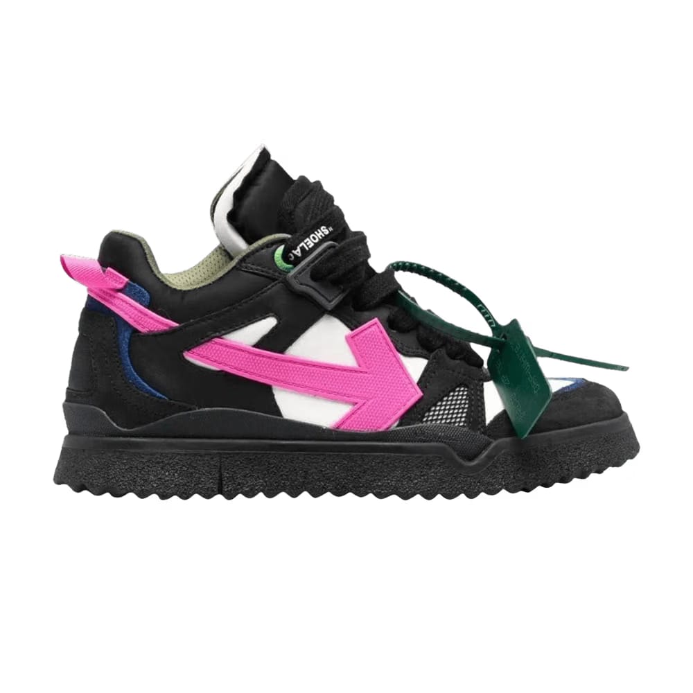Off-White New Mid Sponge Black Fuchsia