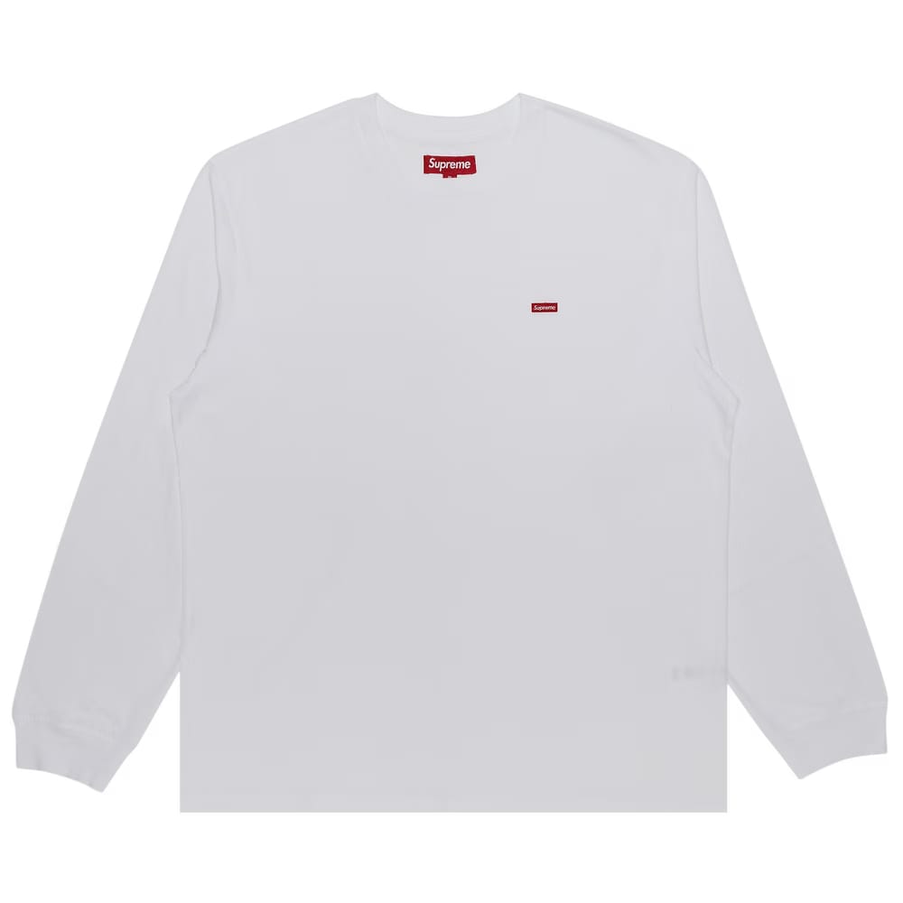 Supreme Small Box Long-Sleeve T-Shirt White