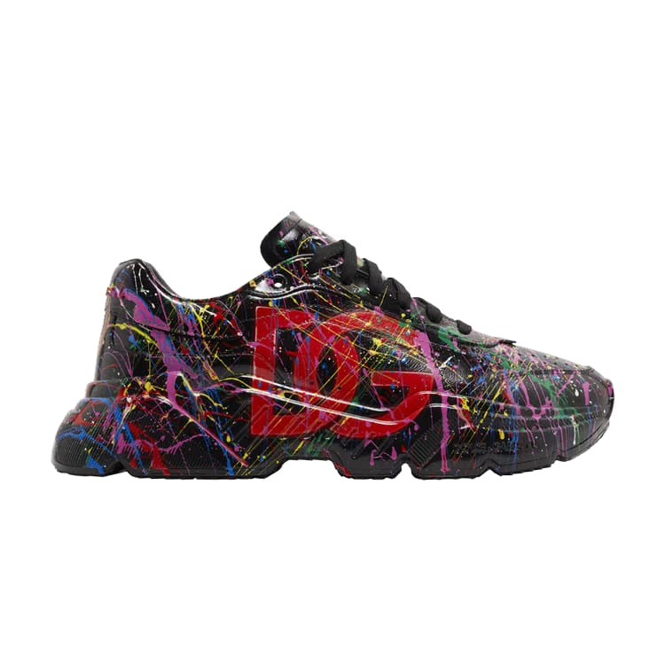 Dolce & Gabbana Daymaster Black Paint Splatter