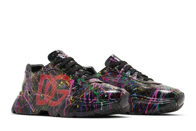 Dolce & Gabbana Daymaster Black Paint Splatter