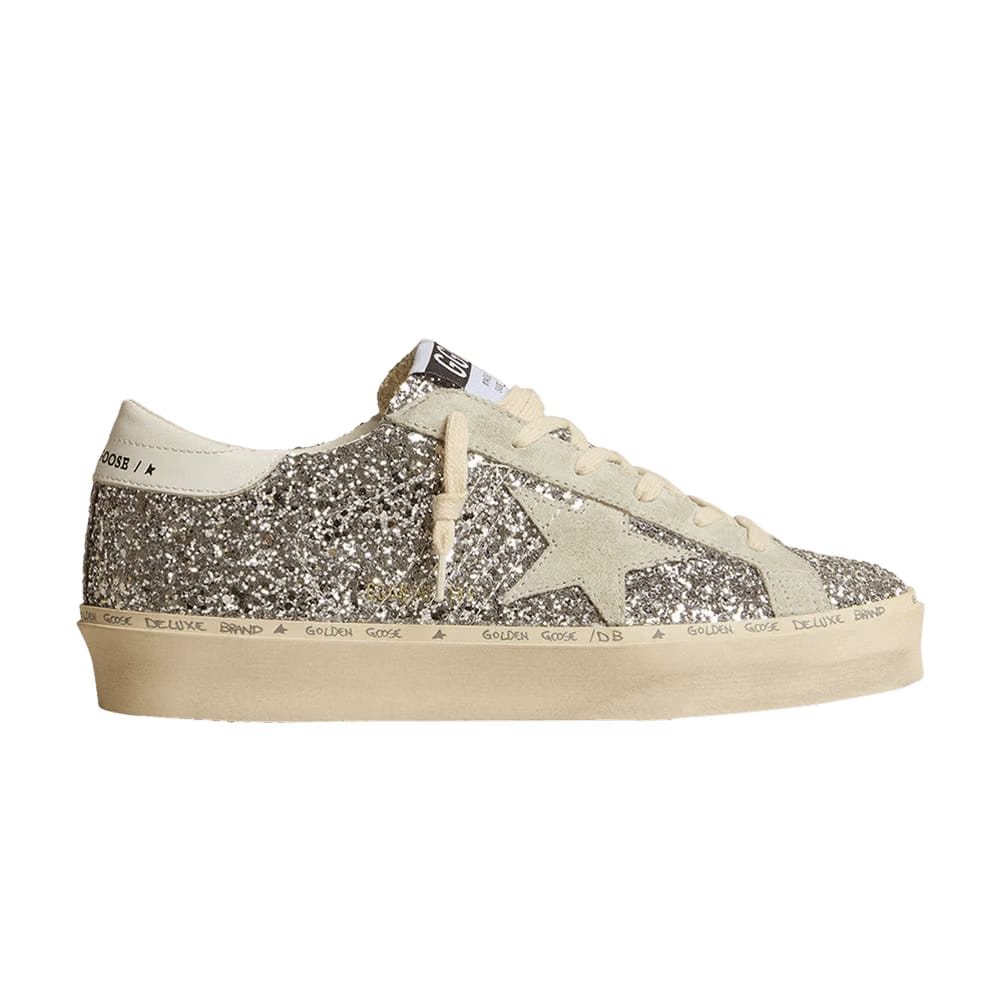 Golden Goose Wmns Hi Star 'Silver Ice Grey Glitter'
