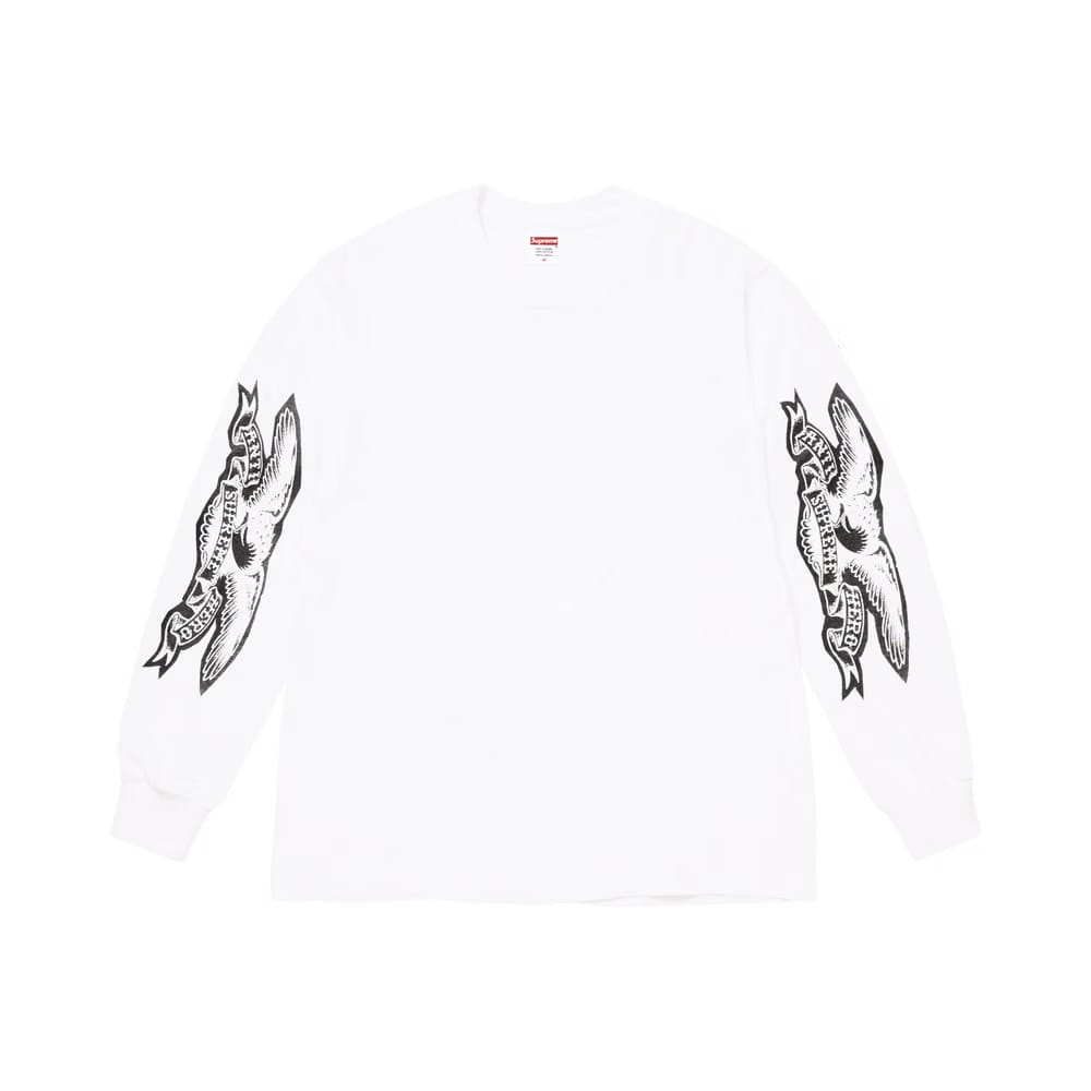 Supreme x Antihero Eagle Long-Sleeve T-Shirt White