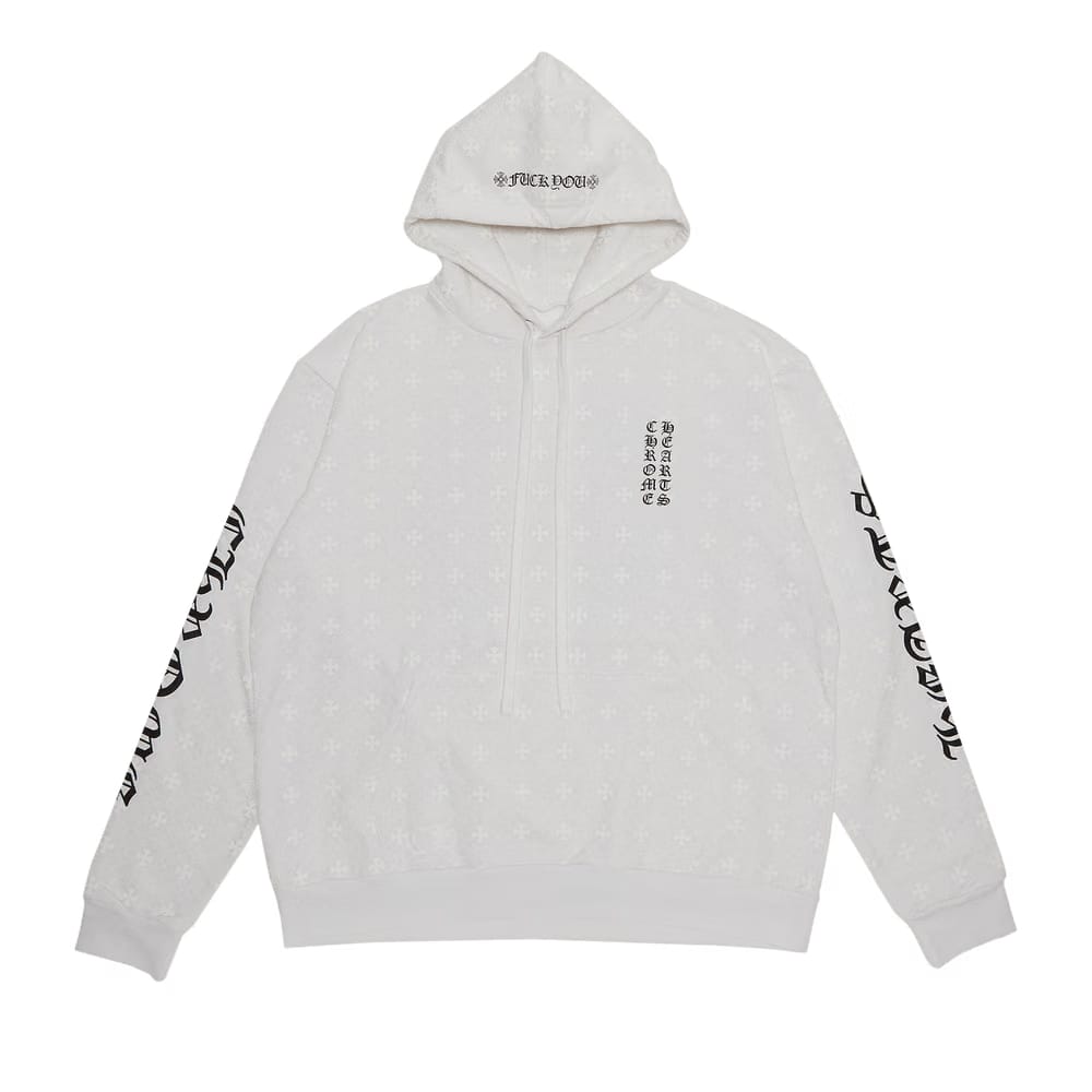 Chrome Hearts Plus Cross Horseshoe Hoodie White