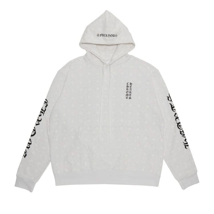 Chrome Hearts Plus Cross Horseshoe Hoodie White