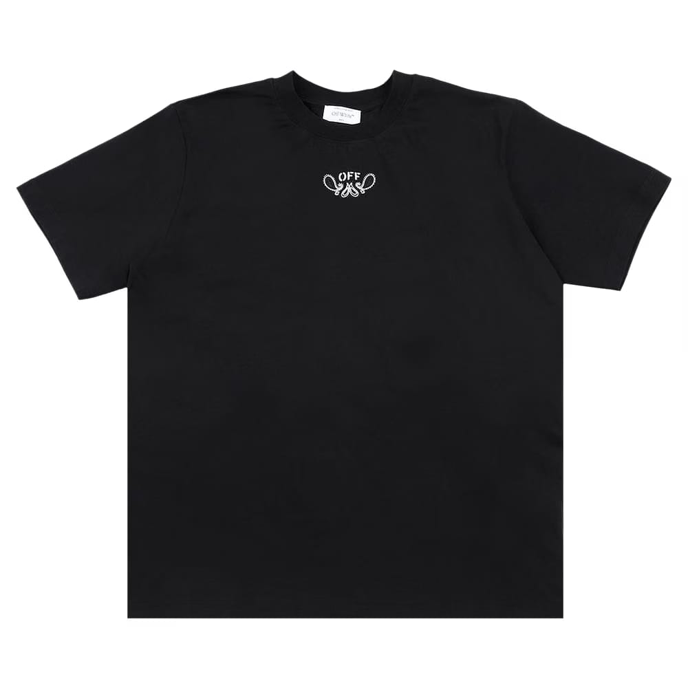 Off-White Bandana Arrow Slim Short-Sleeve Tee Black/White