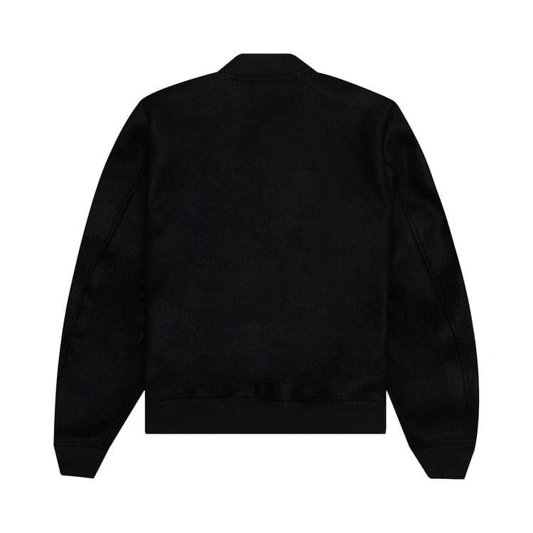 Off-White OW Patch Varsity Jacket Black/Orange