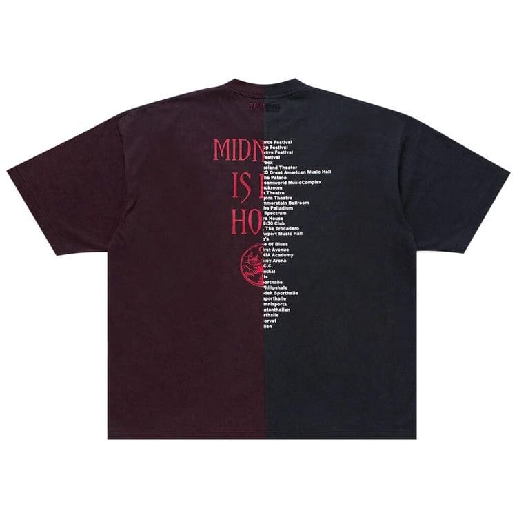 Vetements Cradle of Filth Cut Up Oversized T-Shirt Black/Red