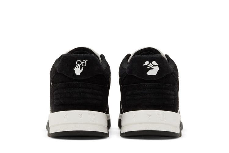 Off-White Out of Office Black White Suede
