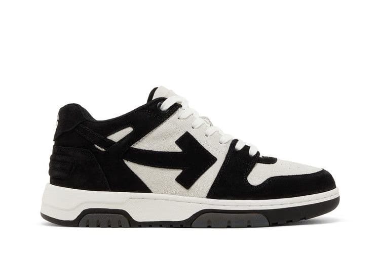 Off-White Out of Office Black White Suede