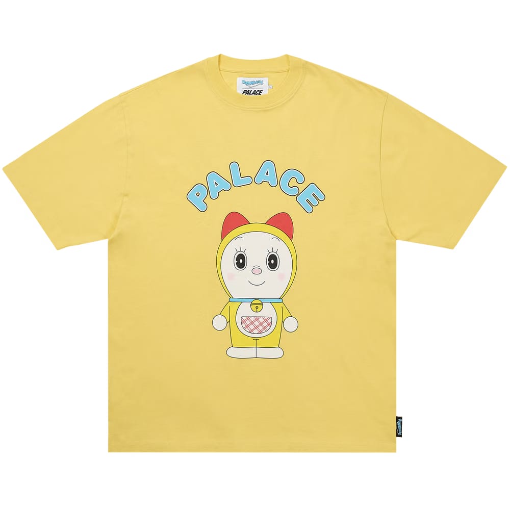 Palace x Doraemon T-Shirt Blessed Yellow
