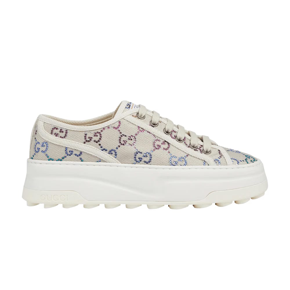 Gucci Wmns GG Sneaker 'Off White Crystals'