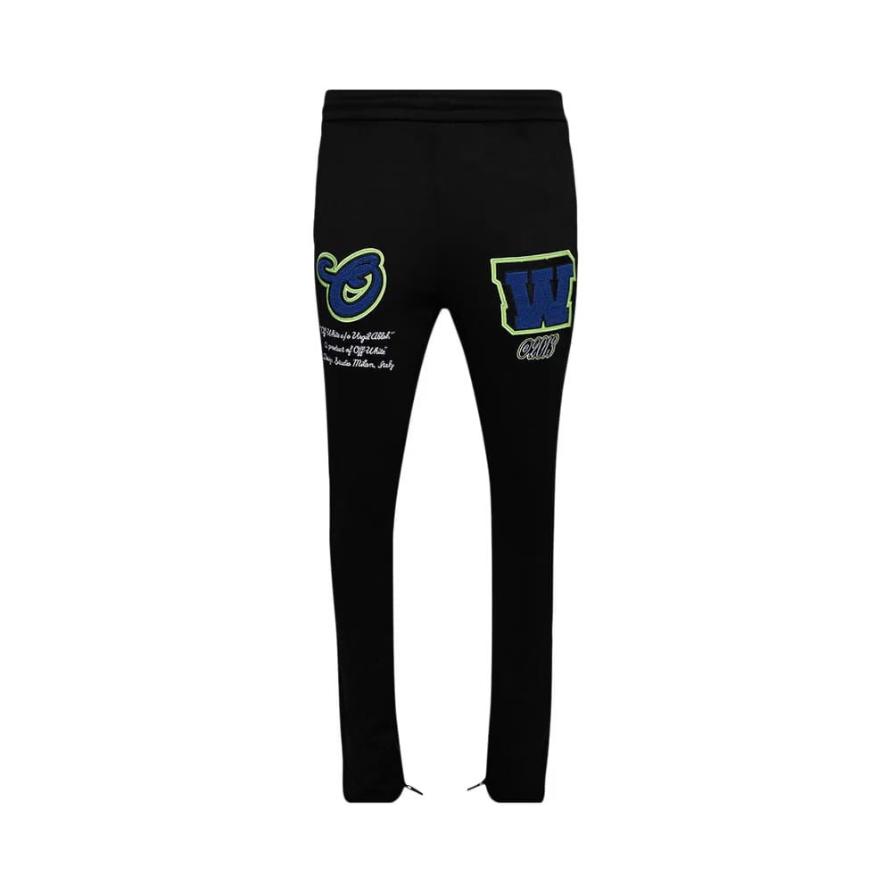 Off-White Skinny Trackpant Black/Blue