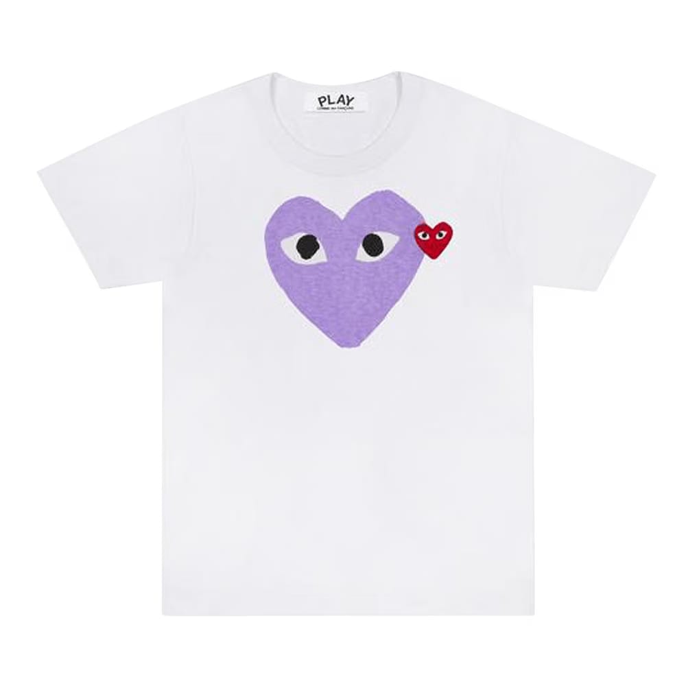 Comme des Garçons PLAY Colored Heart T-Shirt White