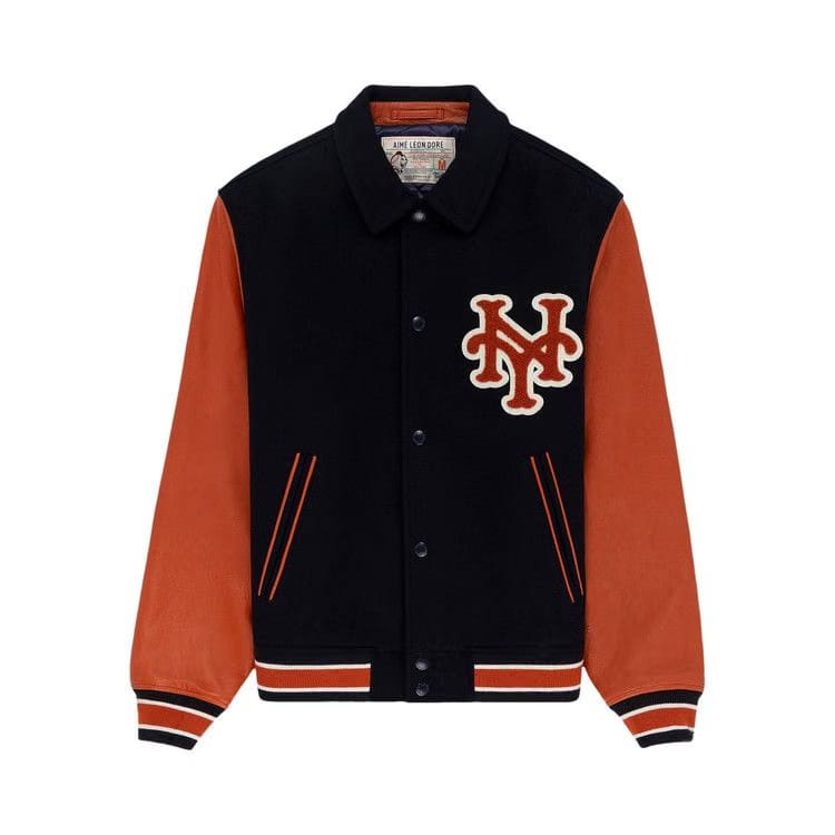 Aimé Leon Dore x New York Mets Varsity Jacket Eclipse