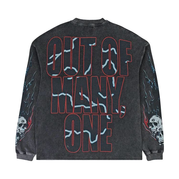 Godspeed Pit Stop Thermal Long-Sleeve T-Shirt Grey Wash