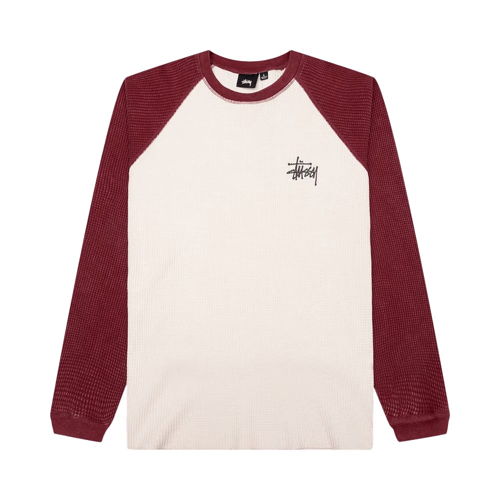 Stussy Basic Thermal 2 Tone Off White