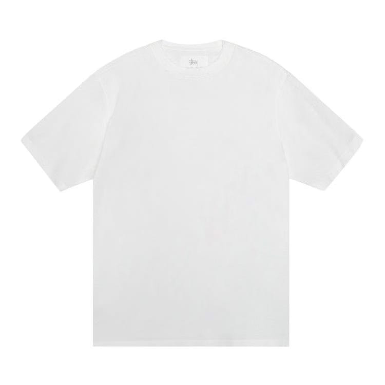 Stussy Garment Dyed Shorts-Sleeve T-Shirt White