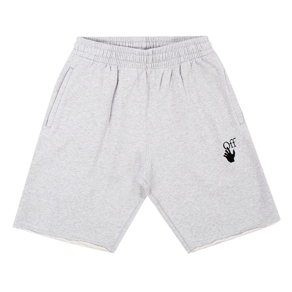 Off-White Marker Sweatshorts Melange Grey/Red