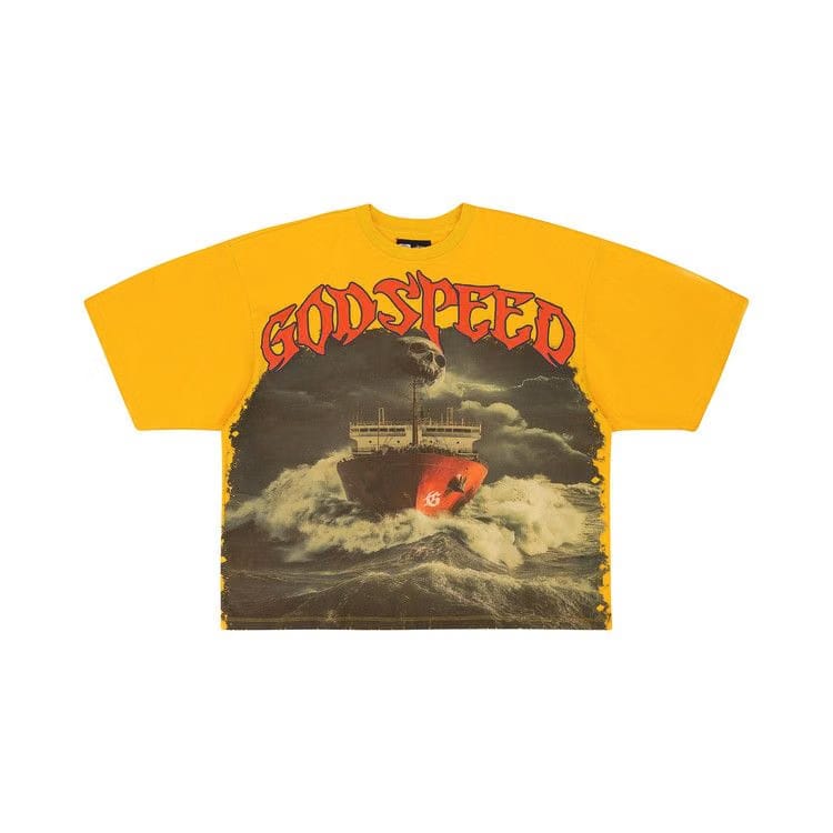 Godspeed Sea Sick T-Shirt Yellow