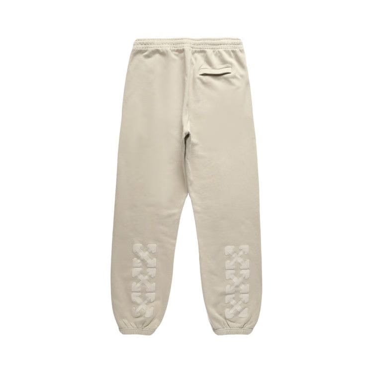Off-White Rubber Arroslim Sweatpant Abbey Stone