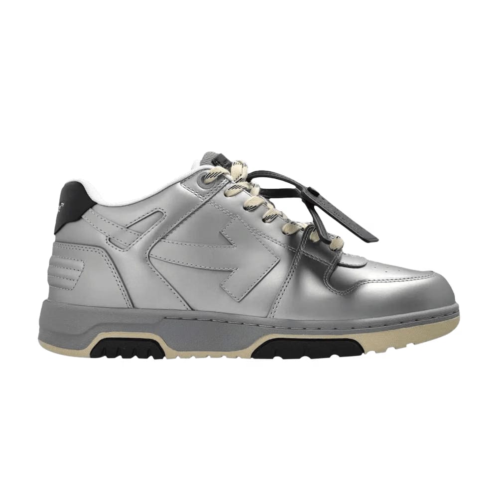 Off-White Out of Office Metallic Silver