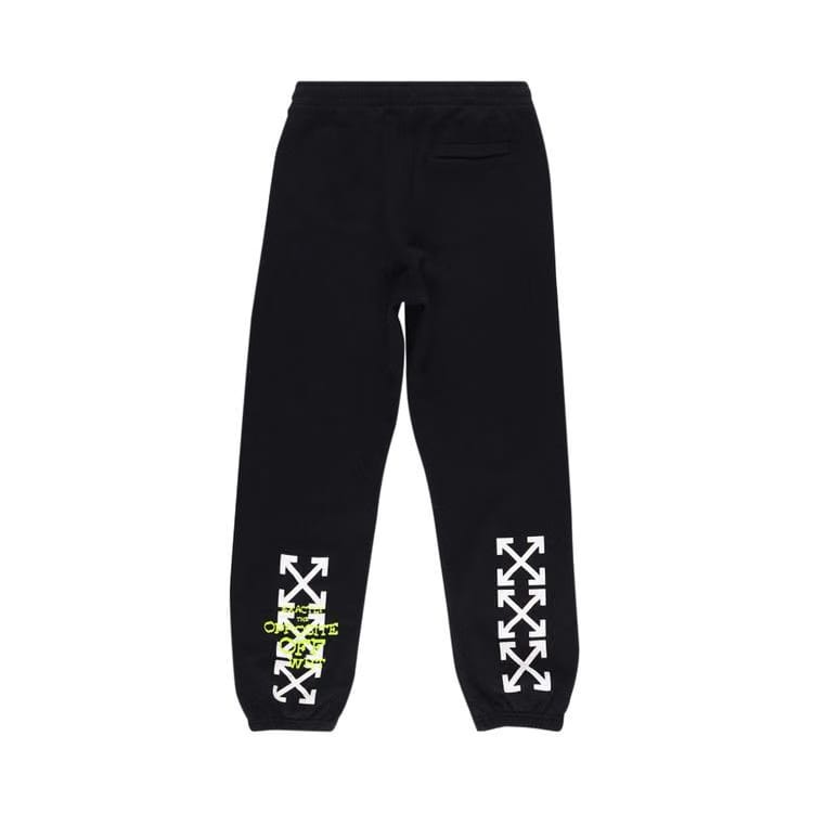 Off-White Opposite Arrow Slim Sweatpants Black/Lime