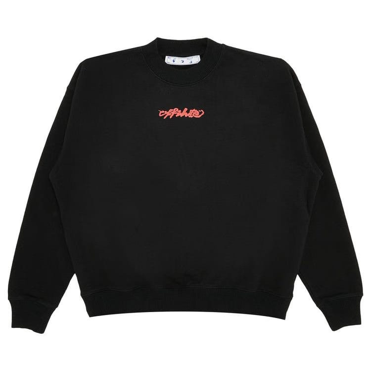 Off-White Arrow On Canvas Skate Crewneck Black/Multicolor
