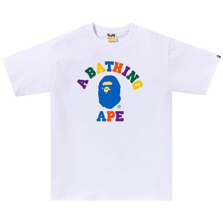 BAPE Colors College T-Shirt White