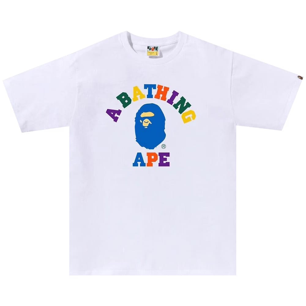 BAPE Colors College T-Shirt White