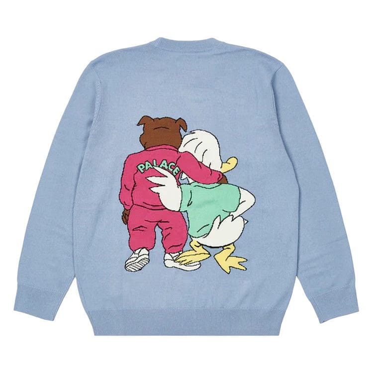 Palace Dog And Duck Knit Blue