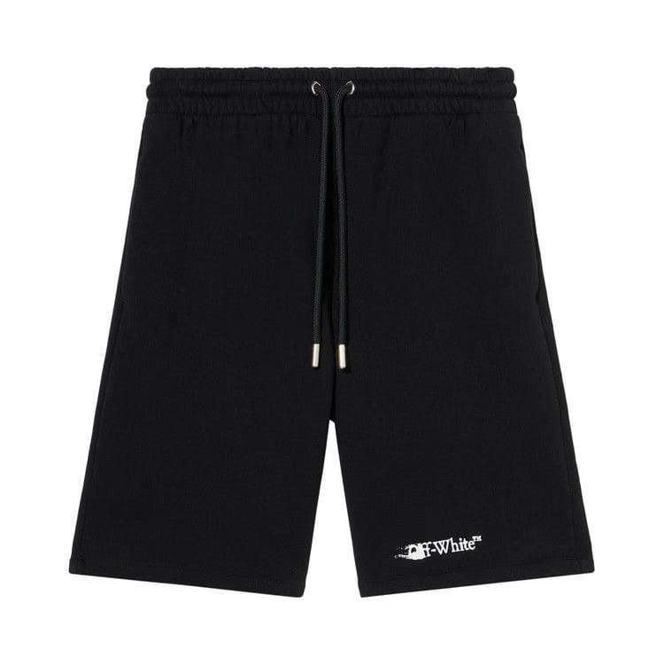 Off-White Ink Arrow Skate Sweatshorts Black/White